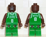 LEGO nba024 NBA Antoine Walker, Boston Celtics #8 (Green Uniform)